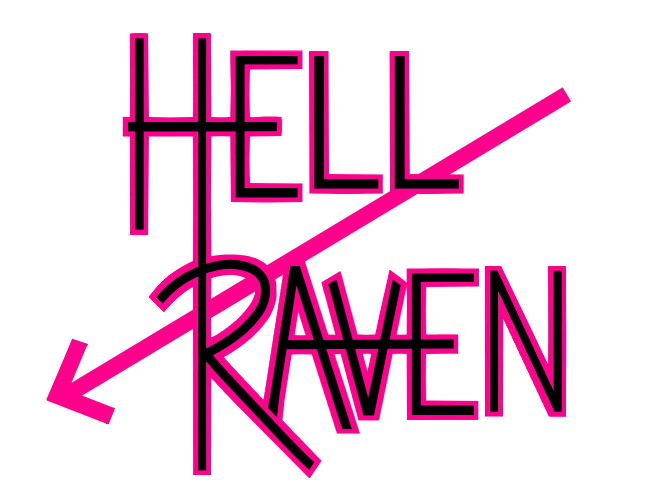 hell raven logo